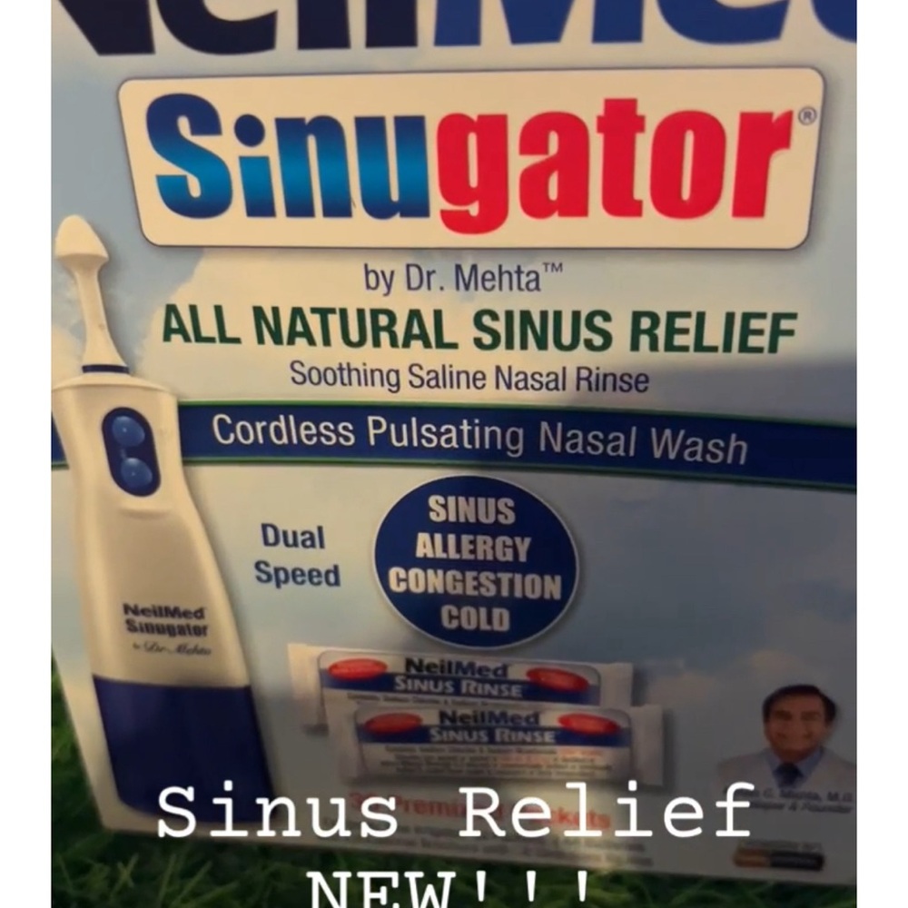 NeilMed Sinugator Cordless Pulsating Nasal Wash NIB! - Picture 3 of 10